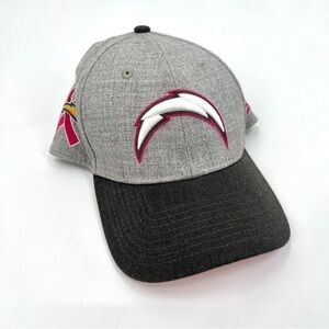 NEW ERA NFL Charger's Pink Breast Cancer Awareness Fitted Hat Size M/L